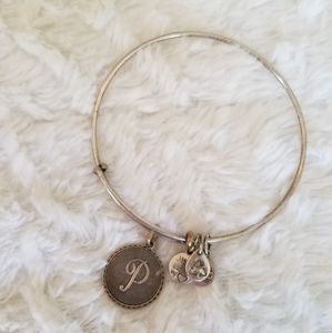 Alex and Ani Initial Bracelet "P"